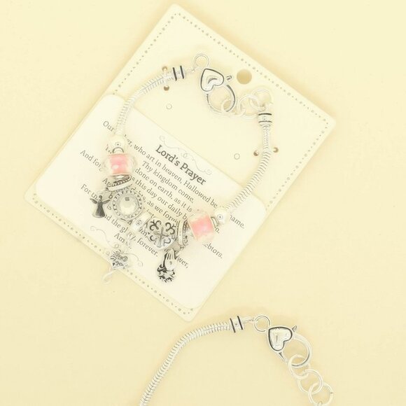 Inspirational Religious Theme Charm Bracelet - Picture 2 of 3